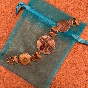1991 signed/dated silver and brass bracelet. One of a kind- purchased myself.
